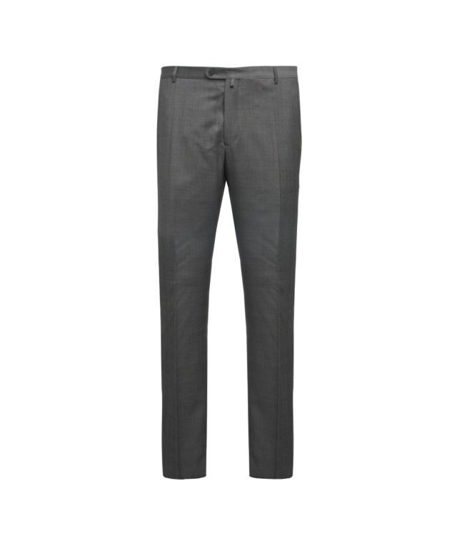 Pantalon gris grande taille Prince de Galles Black Square