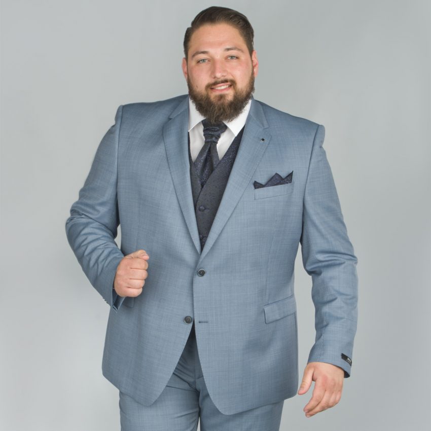 Costume complet Digel grande taille bleu