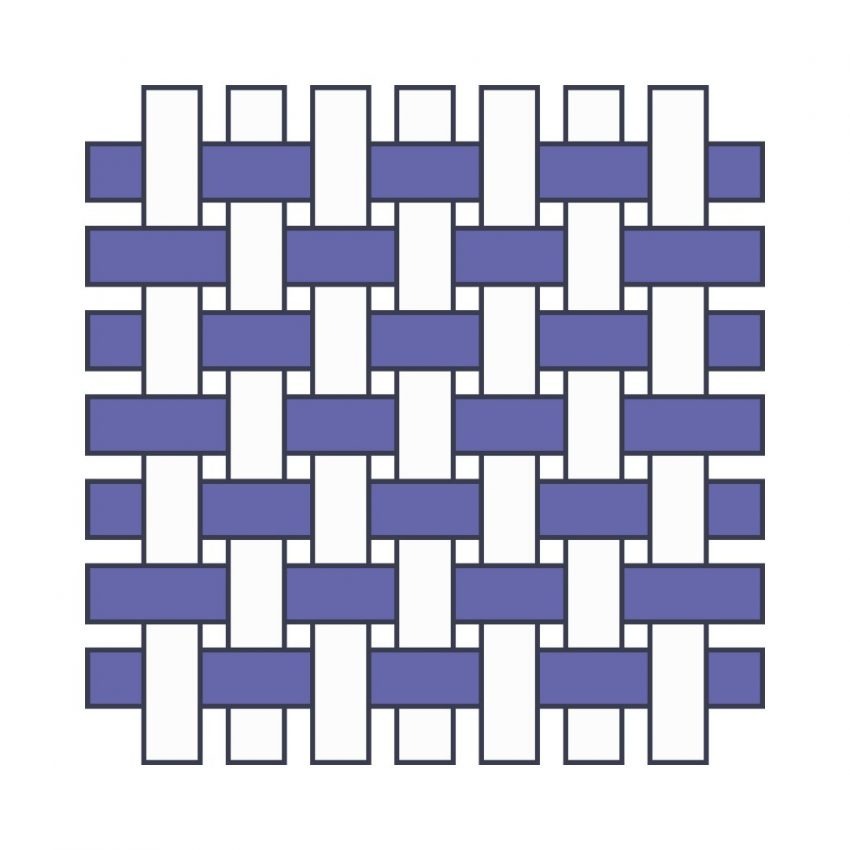 Tissage chemise armure toile