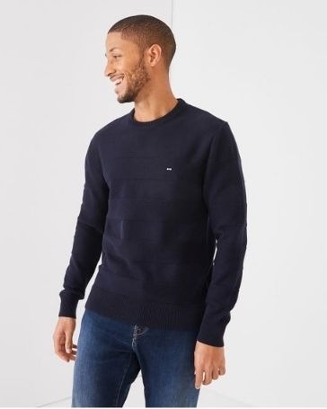 Pull Eden Park grande taille bleu marine  Size Factory