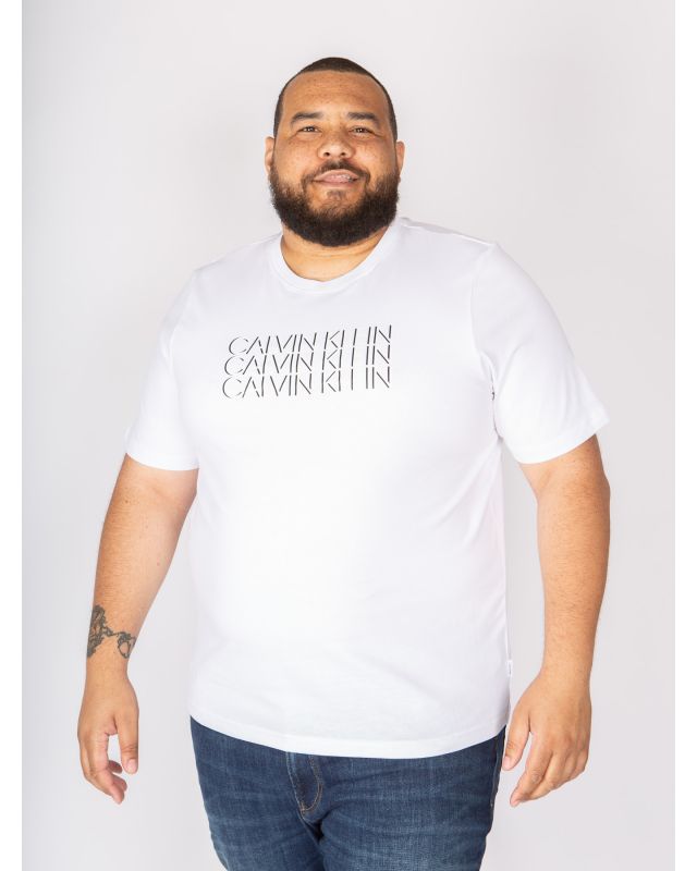 Mannequin grande taille T shirt calvin klein blanc
