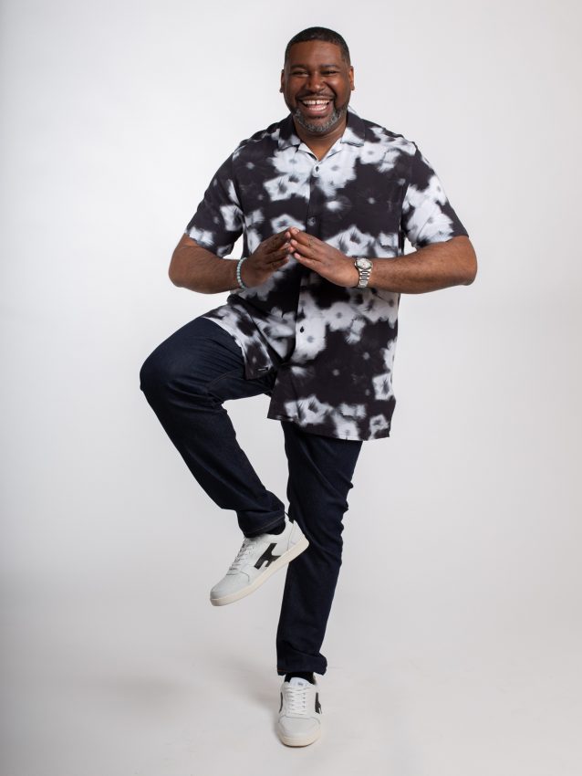 Look printemps décontracté chemise imprimée homme grande taille