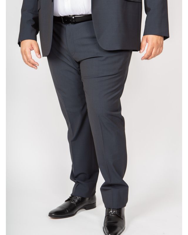 Costume grande taille pantalon J.Ordell Marzotto bleu marine