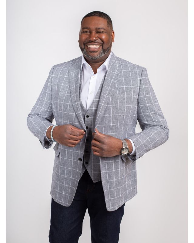 Look printemps Dandy moderne homme grande taille