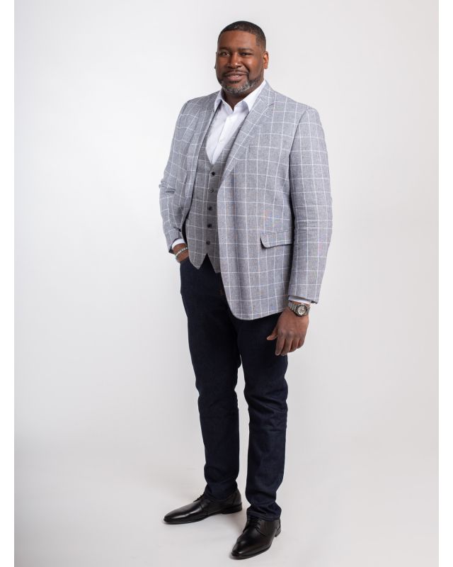 Look printemps Dandy moderne homme grande taille