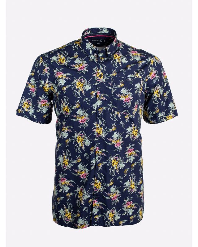 chemisette grande taille motif ananas