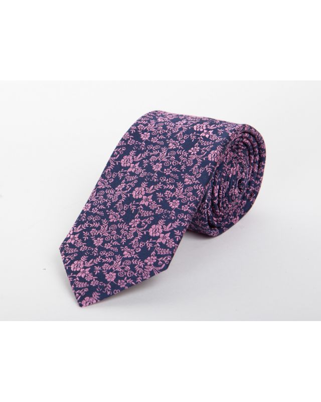 cravate imprimée à fleurs extra longue Maneven