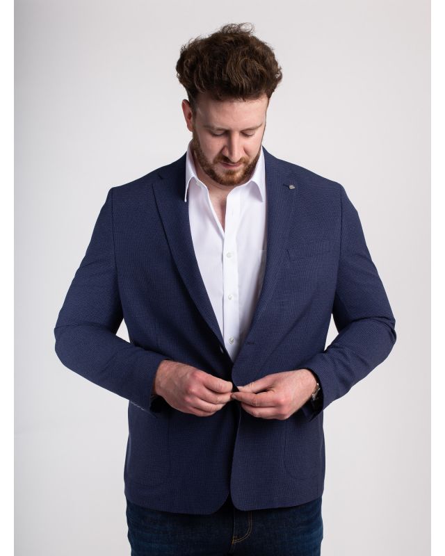 veste de cotume grande taille bleu - Digel