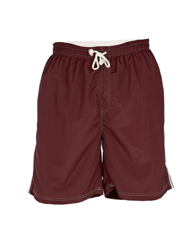 short de plage - Homme fort - bordeaux Duke