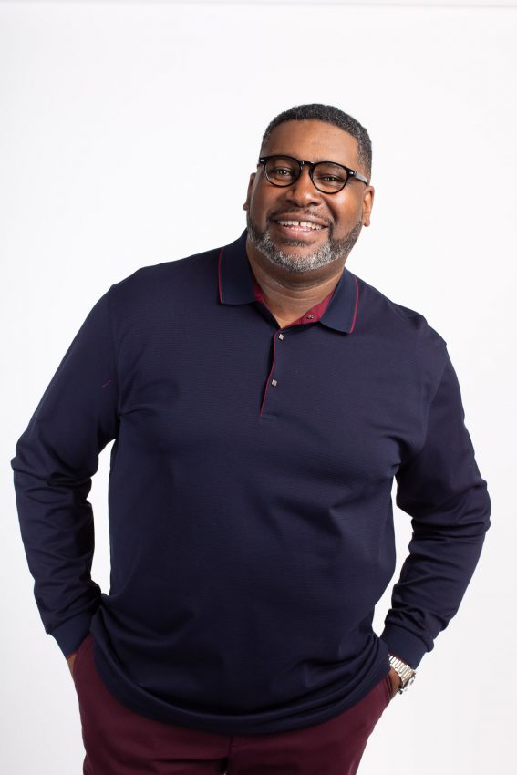 Collection automne 2022 - Polo grande taille en coton mercerisé bleu marine Maneven