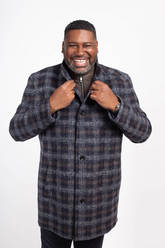 Manteaux grande taille rétrohomme pour l'hiver