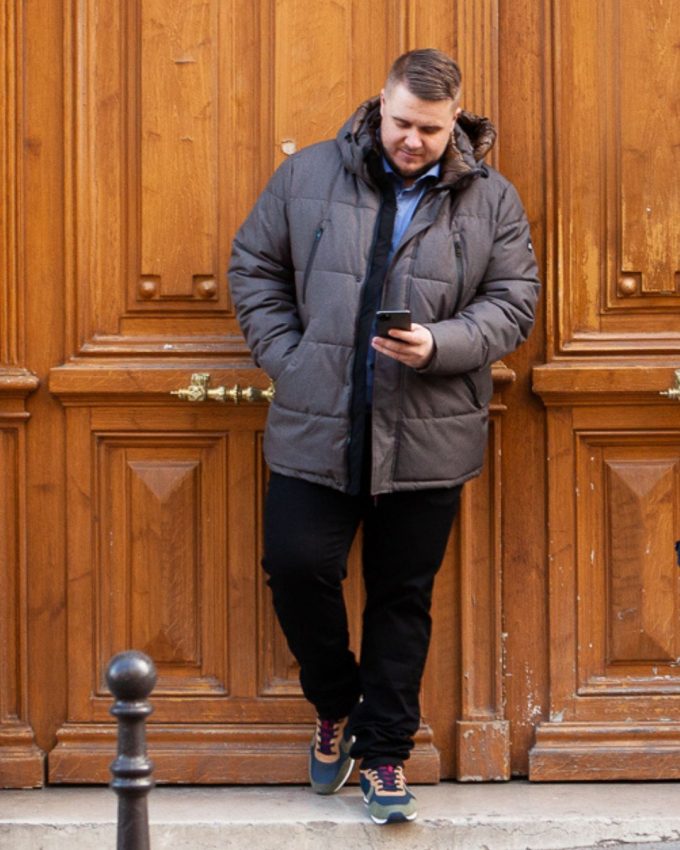 Doudoune , manteaux grande taille homme pour l'hiver - Look déconctracté