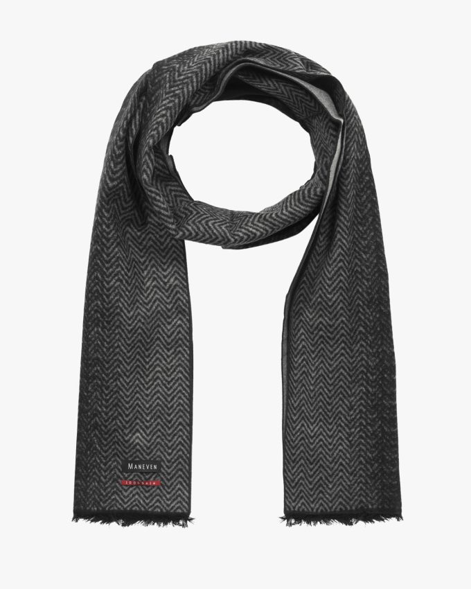 Echarpe en soie chevron longueur de 2 mètres g - S'habiller en hiver