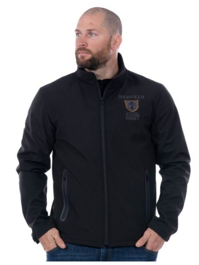 veste softshell grande taille ruckfield noir