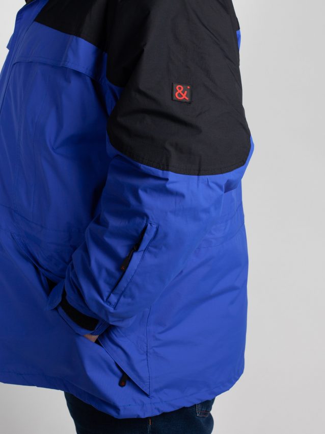 Veste de ski grande taille poche sur la manche gauche