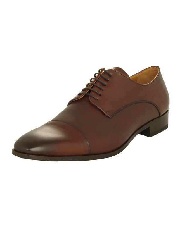 chaussure derby marron grande taille