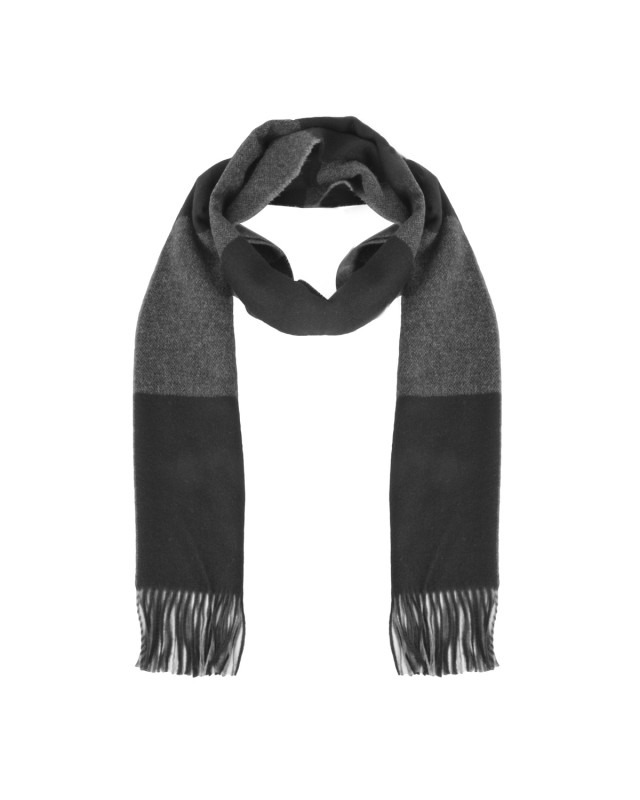 Echarpe gris homme grande taille