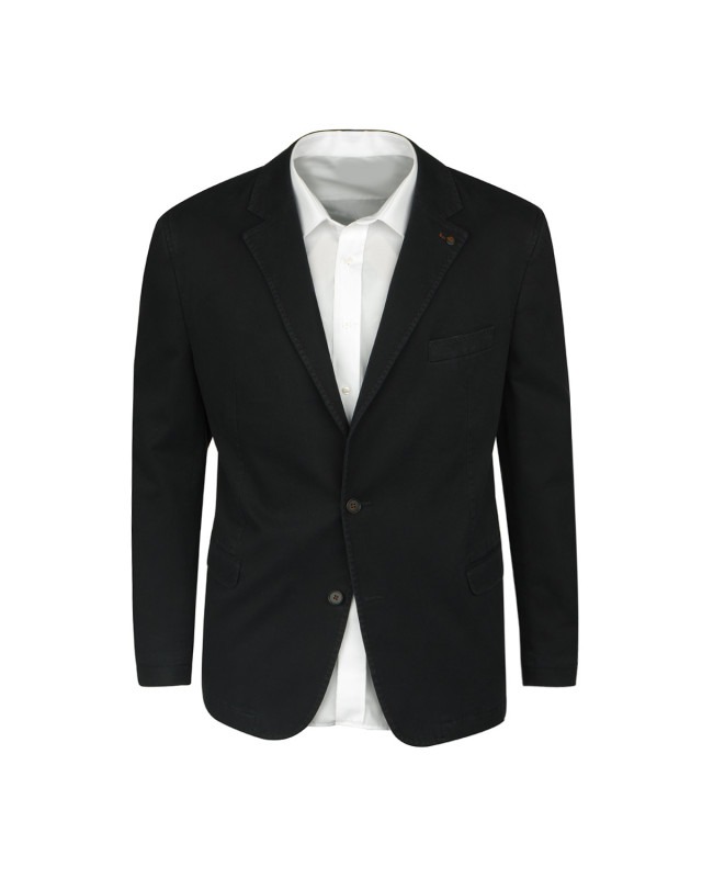 Veste noire pour homme grand