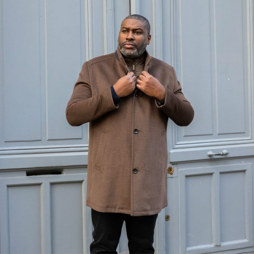 Vêtements d'hiver homme manteau grande taille homme