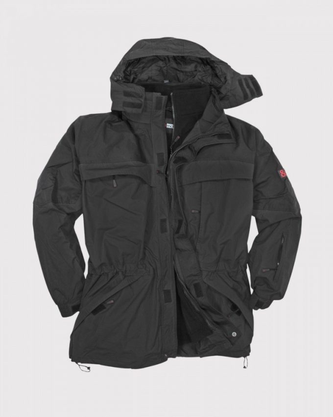 Tenue de ski homme grande taille - Blouson de ski homme noire