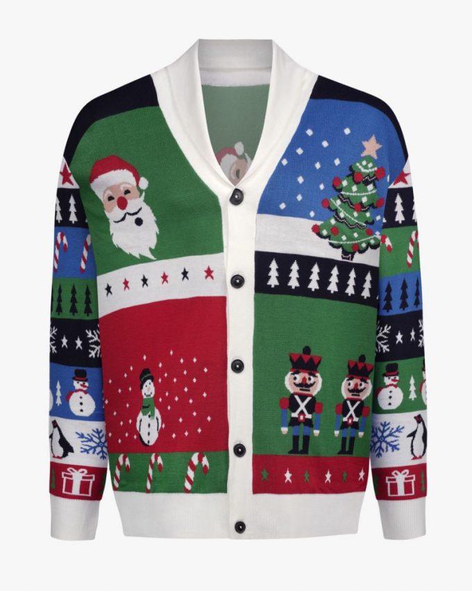 Cardigan de noël homme grande taille