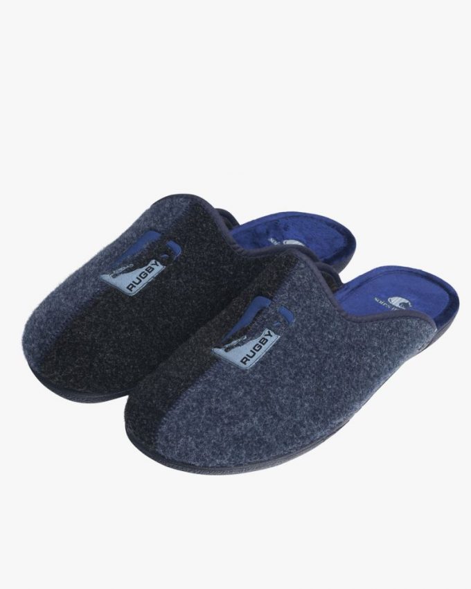 Chaussons de rugby grande taille bleu - Soir et Matin