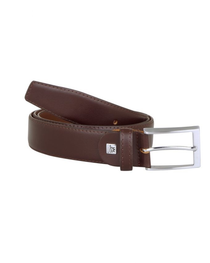 Ceinture en cuir marron à offrir en cadeau pour son papa