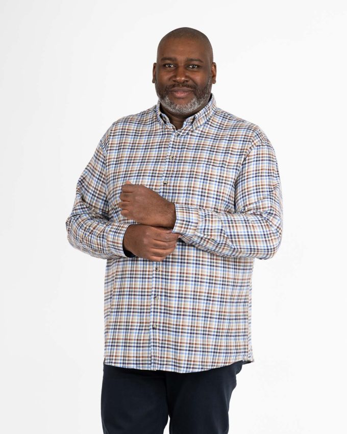 Cadeaux de Noël homme chemise en flanelle grande taille homme