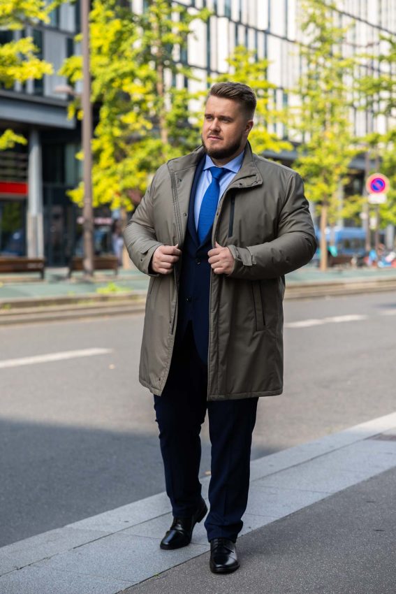 Tenue de Bureau Business pour l'hiver homme grande taille