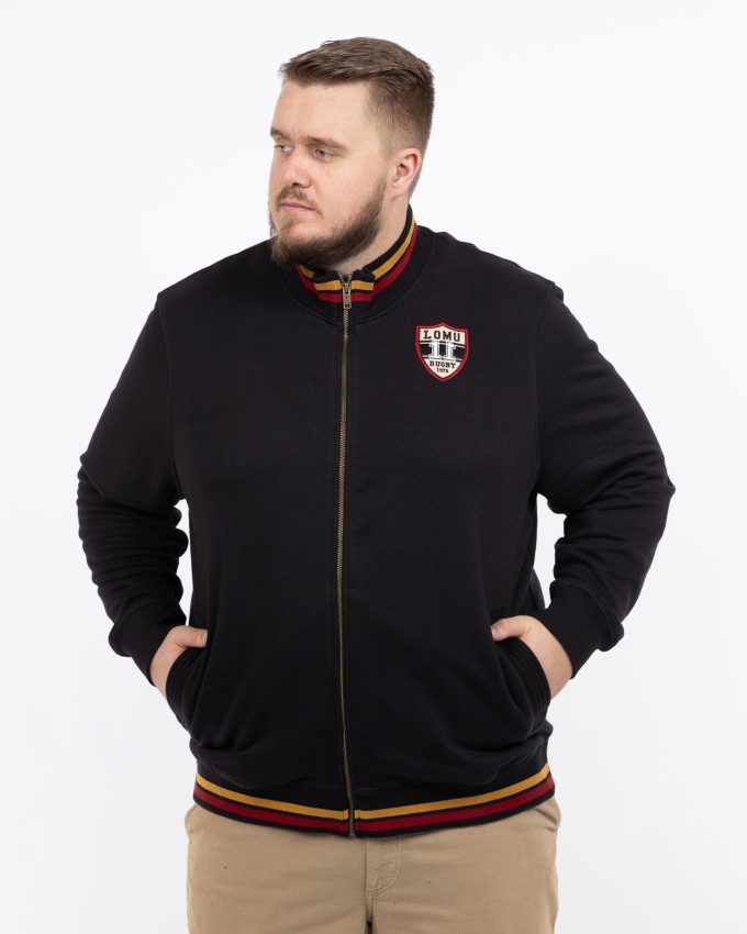 Pull col cheminé grande taille homme