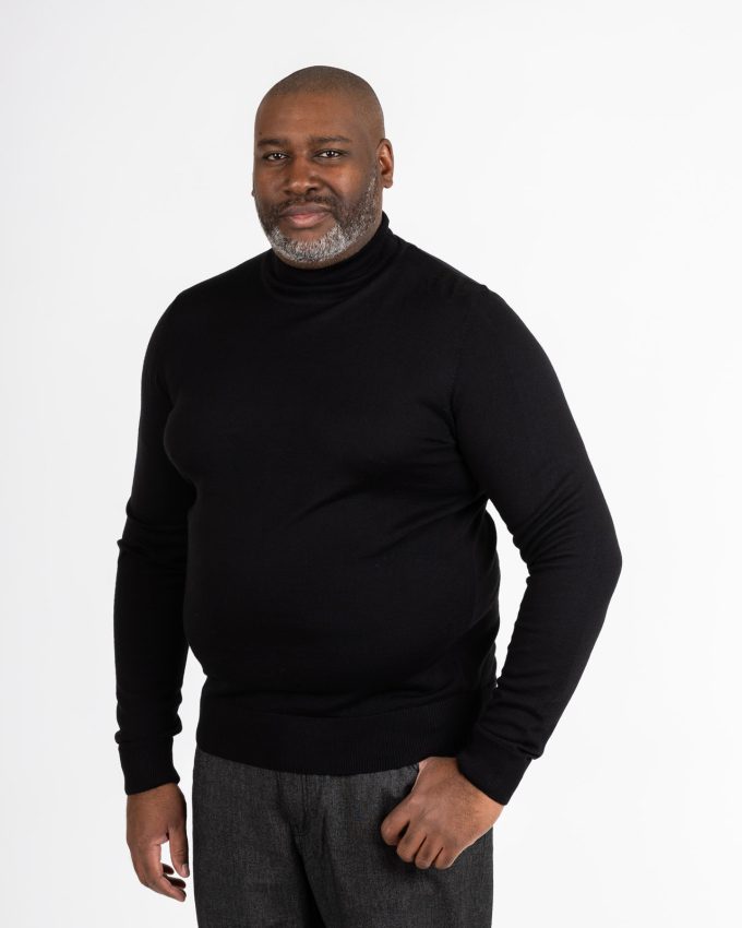 Pull col roulé homme pour l'hiver